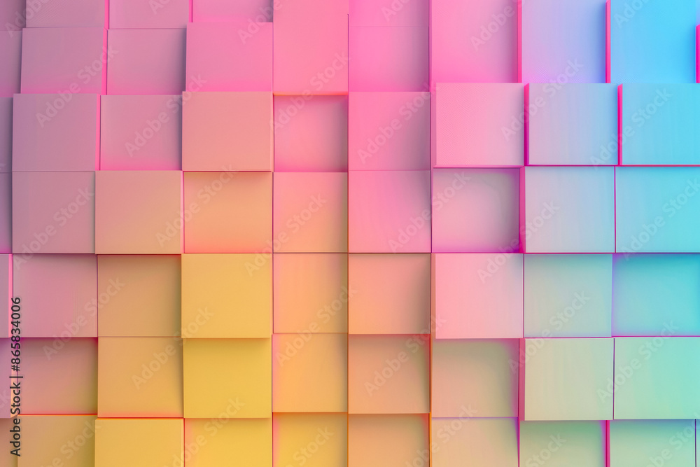 Texture Cubic Gradient Dhapes In Soft Shades For Wallpaper And Background Created Using Artificial Intelligence Texture Cubic Gradient Dhapes In Soft Shades For Wallpaper And Background Created Using Artificial Intelligence