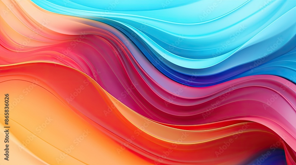 Dynamic waves of vibrant abstract colors Dynamic waves of vibrant abstract colors