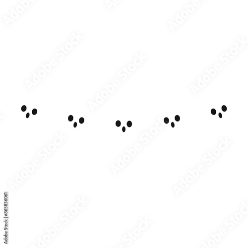 cute ghost halloween skull bunting illustration 