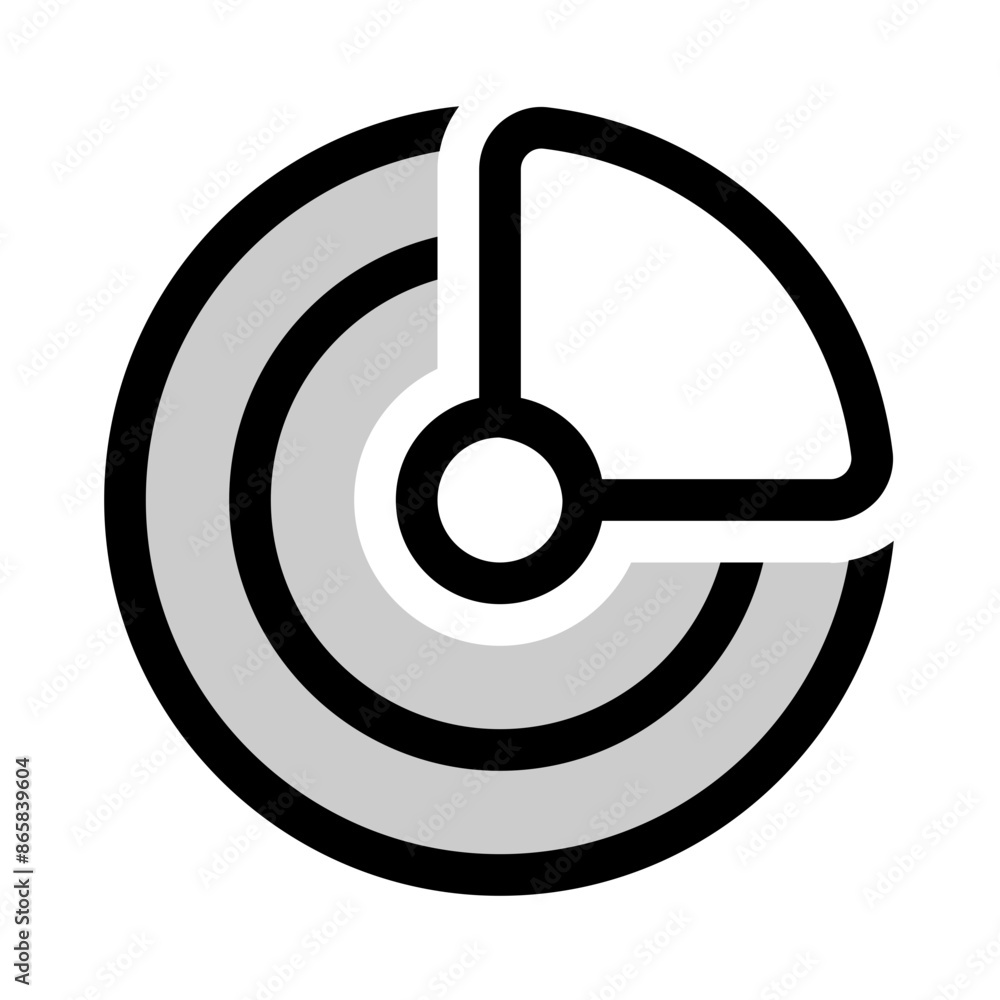 map radar icon with duotone style, perfect for user interface projects map radar icon with duotone style, perfect for user interface projects