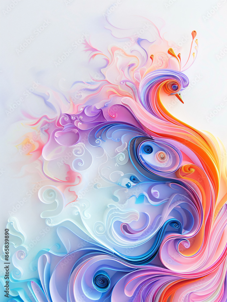 Peacock color pattern abstract background
Peacock color pattern abstract background