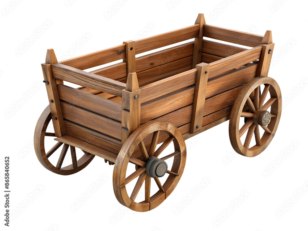 Fototapeta premium Old wooden cart