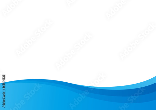 abstract blue wave background. vector illustration