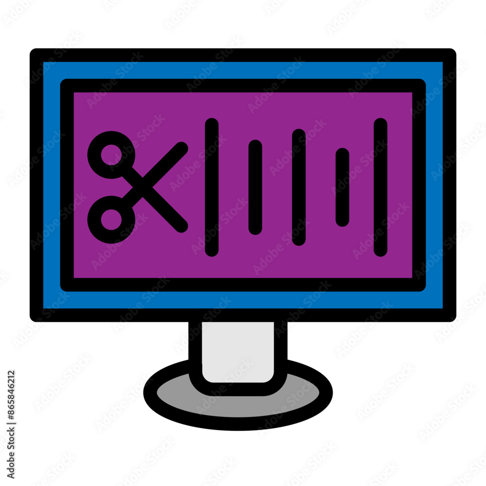 Audio Editing Vector Filled Icon Design Audio Editing Vector Filled Icon Design