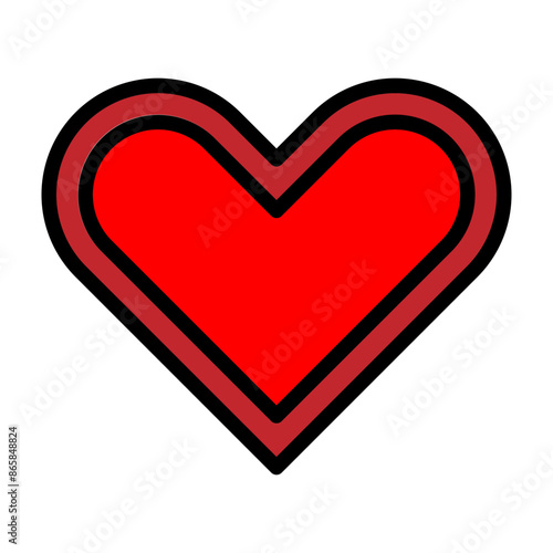 Love Vector Filled Icon Design