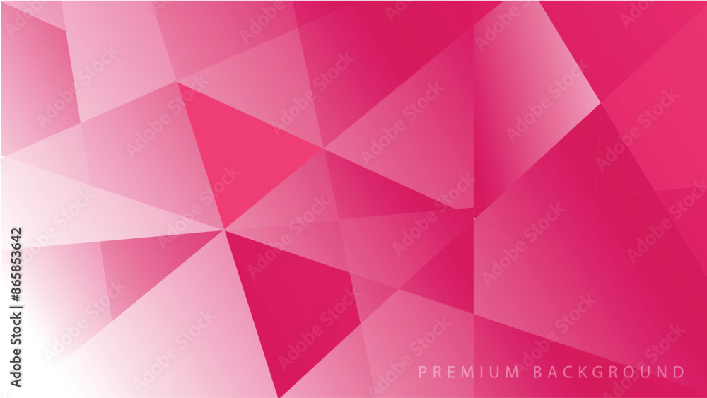 Obraz premium Pink Light Polygonal Mosaic Background,