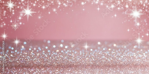 create a blush and holographic silver vibrant sparklin background photo