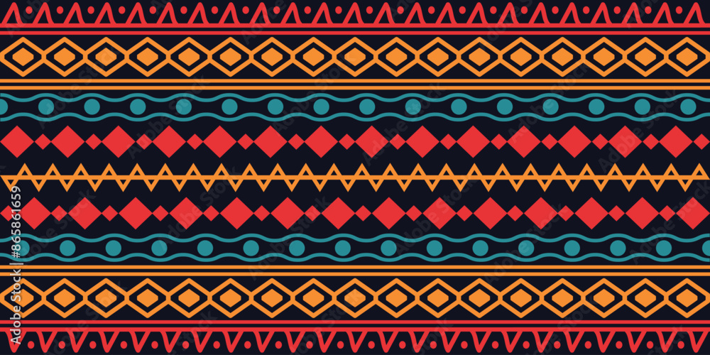 Abstract bright colorful pattern banner design template with tribal aztec style ornament. Ethnic background collection. Ethnic border style seamless pattern. Tribal mexico or african print design art. Abstract bright colorful pattern banner design template with tribal aztec style ornament. Ethnic background collection. Ethnic border style seamless pattern. Tribal mexico or african print design art.