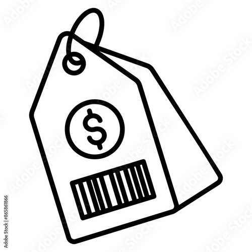 price tag
