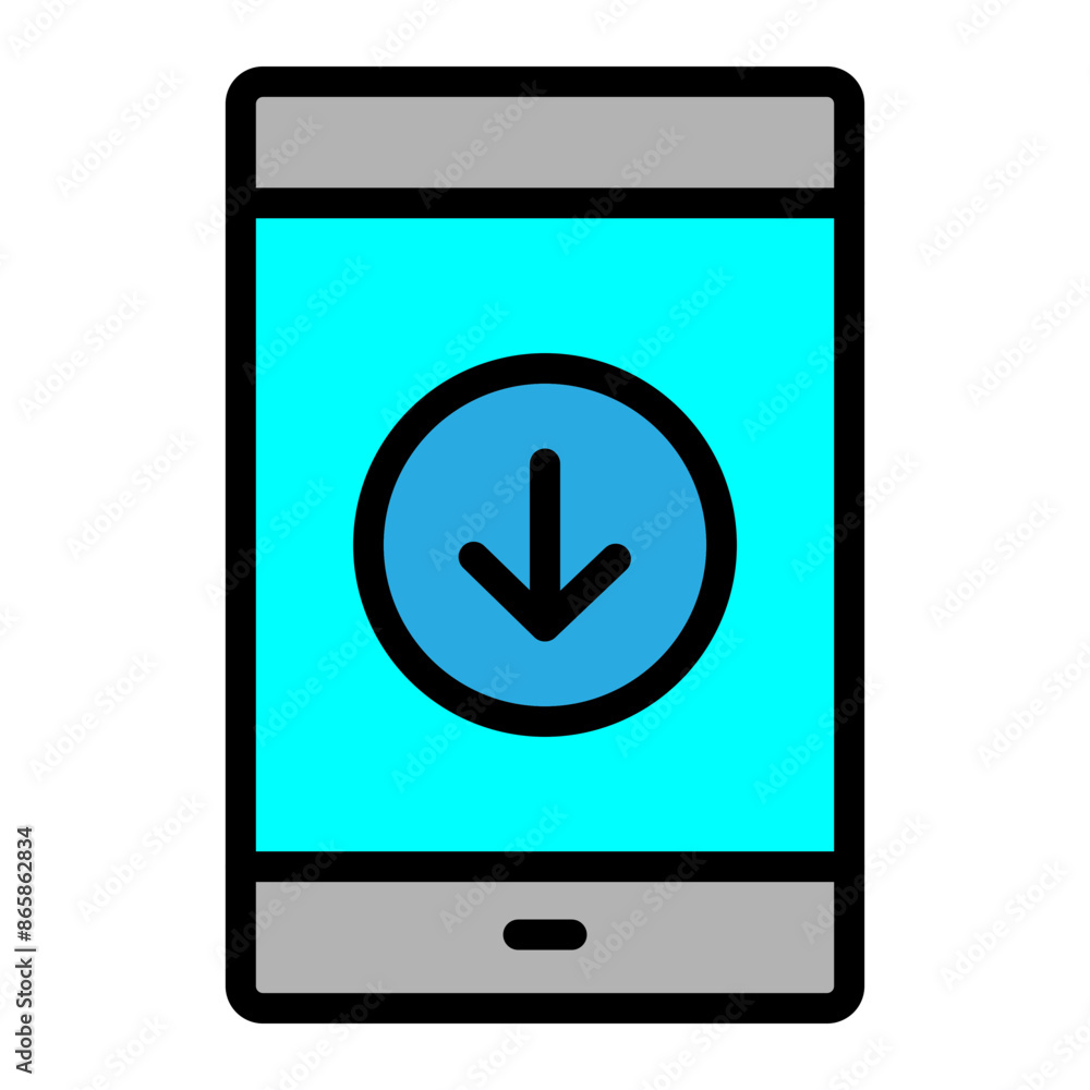 Download Vector Filled icon design Download Vector Filled icon design