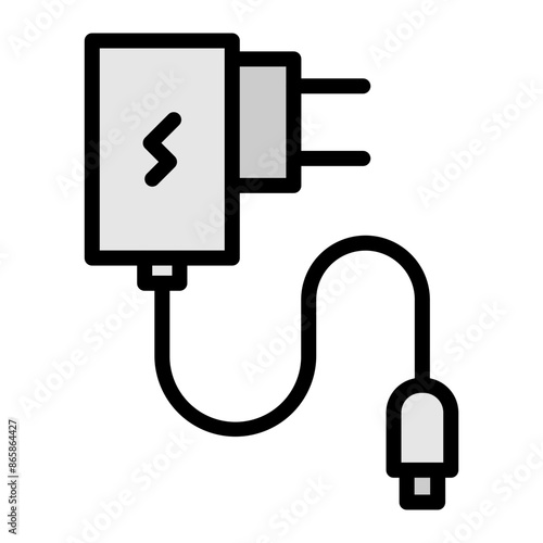 Adapter Vector Filled Icon Design