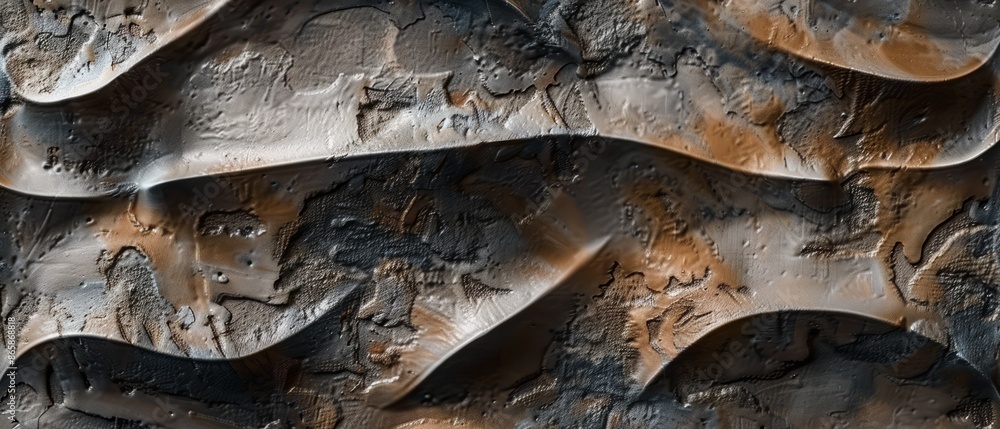 Panoramic close-up, high detail scan of architectural ceramic material, Generative AI Panoramic close-up, high detail scan of architectural ceramic material, Generative AI