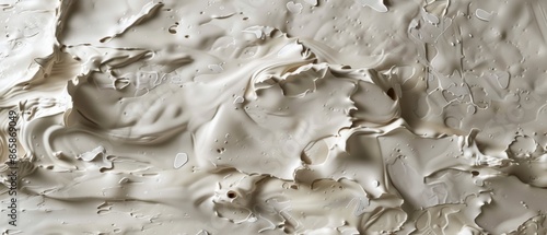 Panoramic close-up, high detail scan of biscuit porcelain material, Generative AI  © Starlight