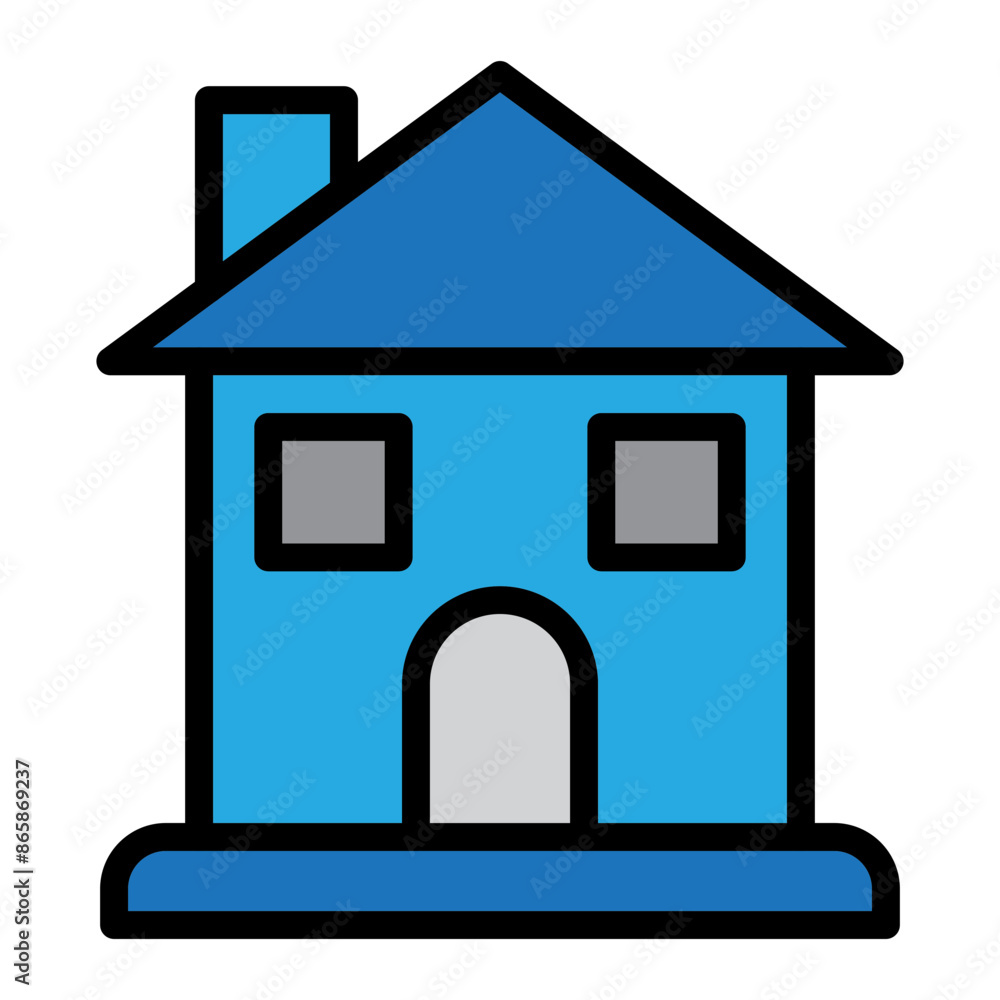 Lodge Vector Filled Icon Design Lodge Vector Filled Icon Design