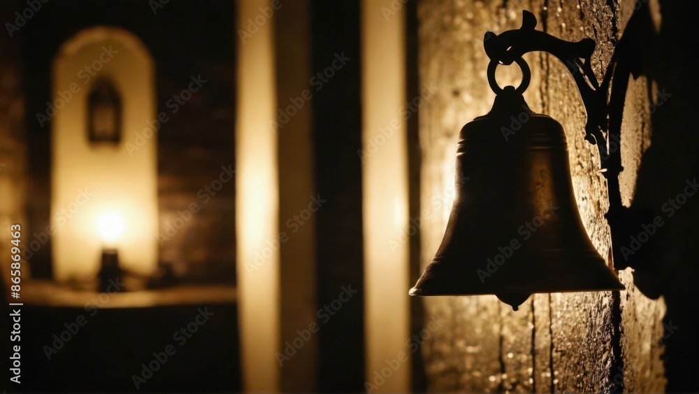 Obraz premium Bell in the Darkness.