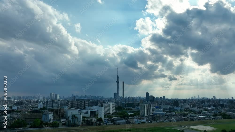 東京の風景　空撮