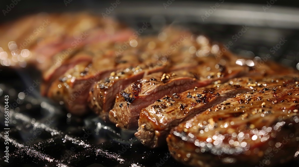 Marinated Sirloin Steak Grilled for 3 Minutes Marinated Sirloin Steak Grilled for 3 Minutes