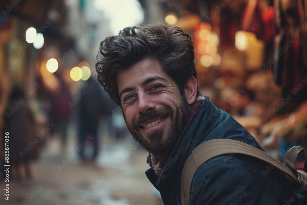 Portrait of a young man in the streets of Istanbul, Turkey Portrait of a young man in the streets of Istanbul, Turkey