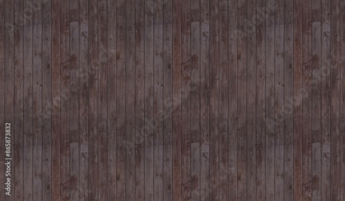 Obraz na plátně Wood grain textured background lath wood Shera wood 3D illustration