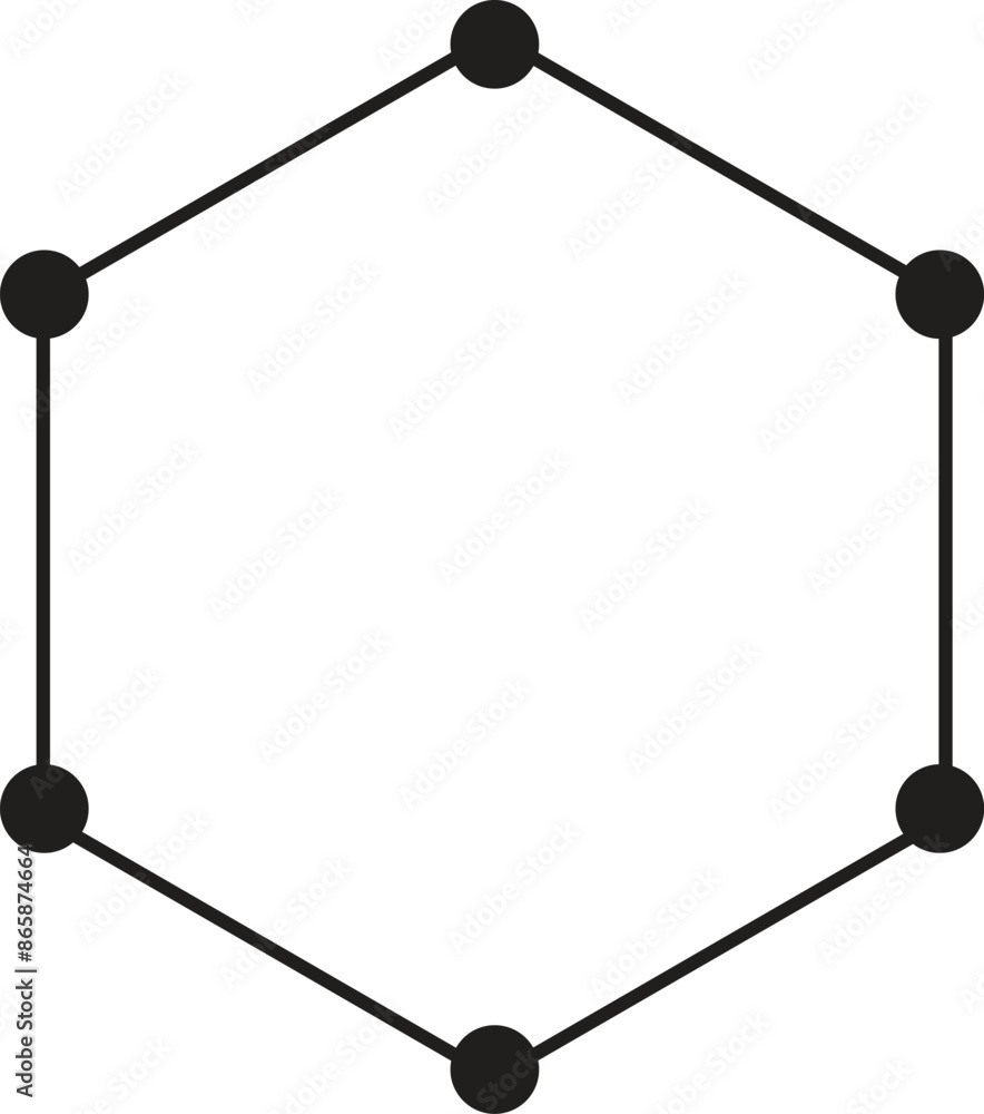Hexagon Shape Icon. Simple Hex Outline. Medical Molecule Icon Hexagon Shape Icon. Simple Hex Outline. Medical Molecule Icon