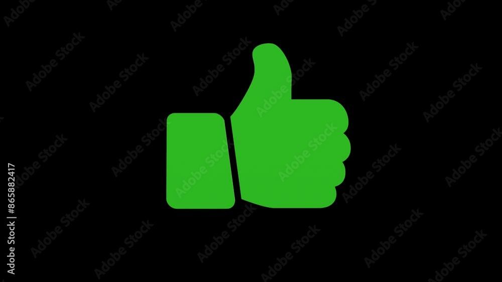 like approval green set icon 3d illustration rotation like approval green set icon 3d illustration rotation