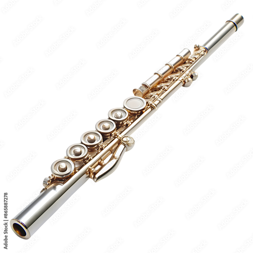 Fototapeta premium flute on transparent background