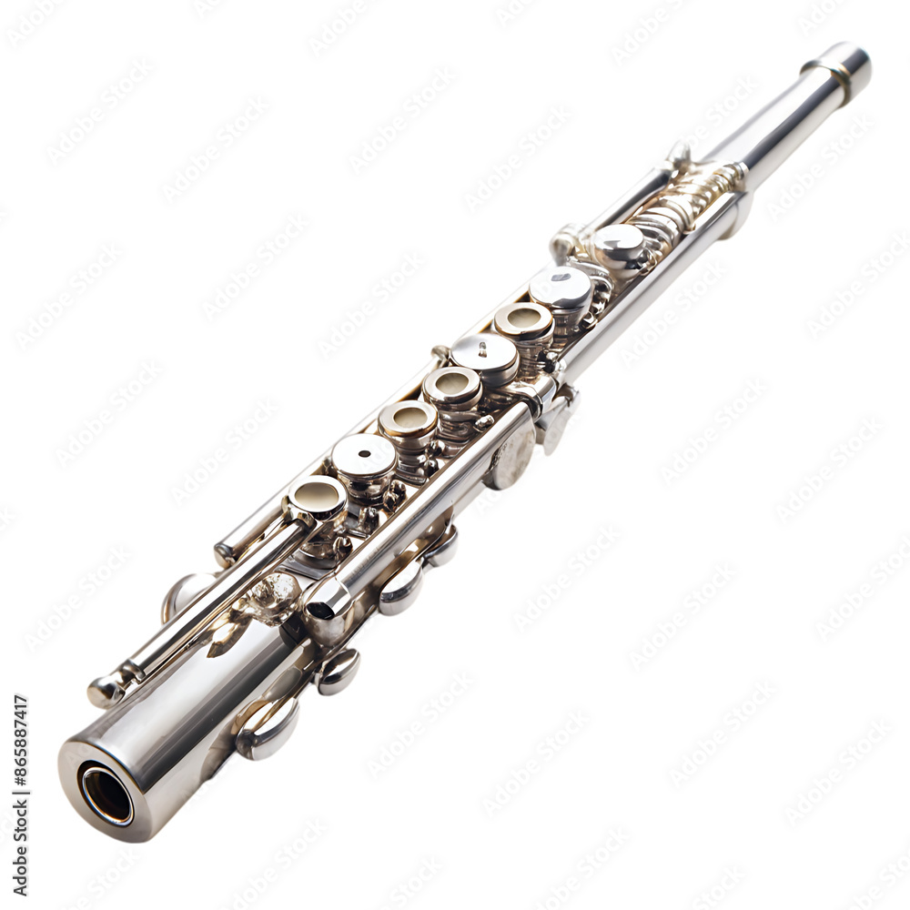Naklejka premium flute on transparent background