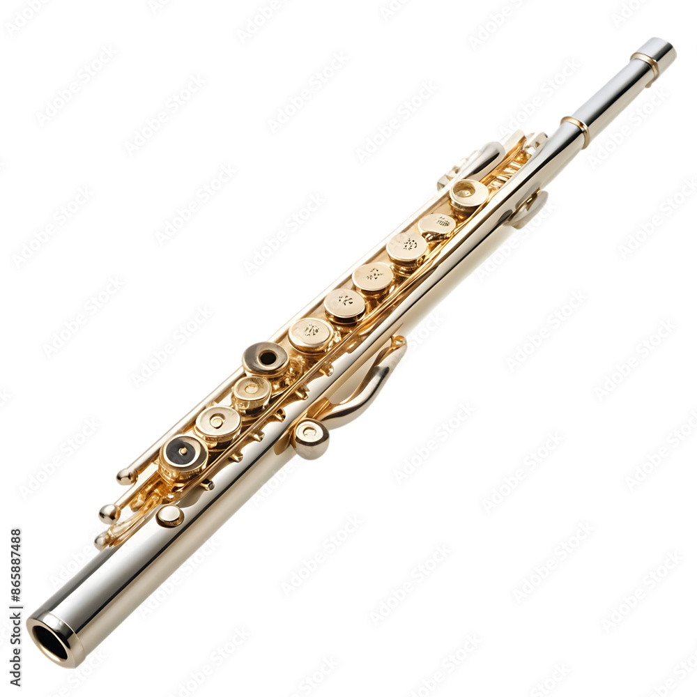 Fototapeta premium flute on transparent background