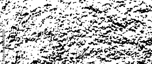 Black gritty grunge texture. Grainy eroded overlay background. Distressed noise surface with dust, particles, specks, speckles. Rough dirty granule lino backdrop texture of concrete or cement. Vector