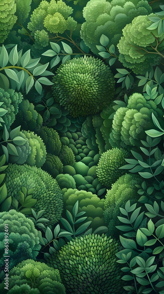 A lush green forest with vibrant foliage, featuring a variety of leaves and textures. The image evokes a sense of tranquility and natural beauty. A lush green forest with vibrant foliage, featuring a variety of leaves and textures. The image evokes a sense of tranquility and natural beauty.