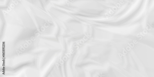 White fabric background. white crumpled paper background texture pattern overlay. wrinkled high resolution arts craft and Seamless white crumpled paper background.