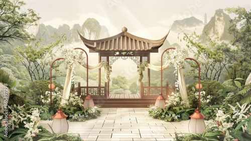 concept wedding background culture of chines © dropideas