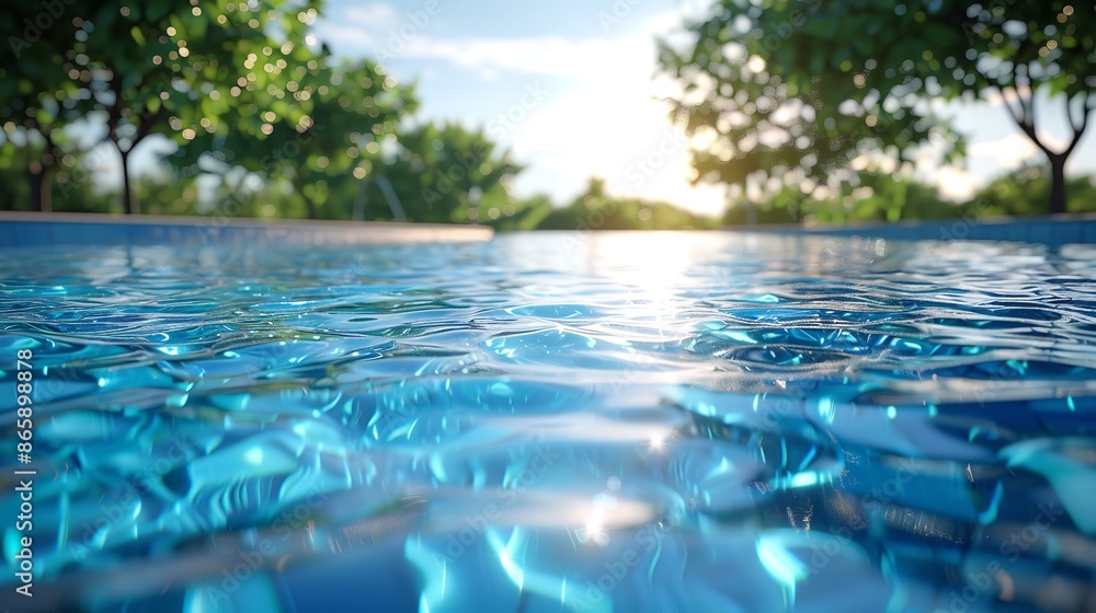 Pool Texture Perspective View: A 3D Illustration Background
Pool Texture Perspective View: A 3D Illustration Background