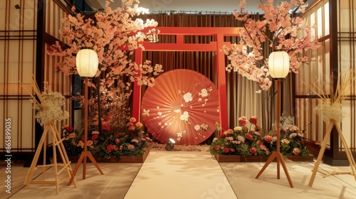 concept wedding background culture of japan