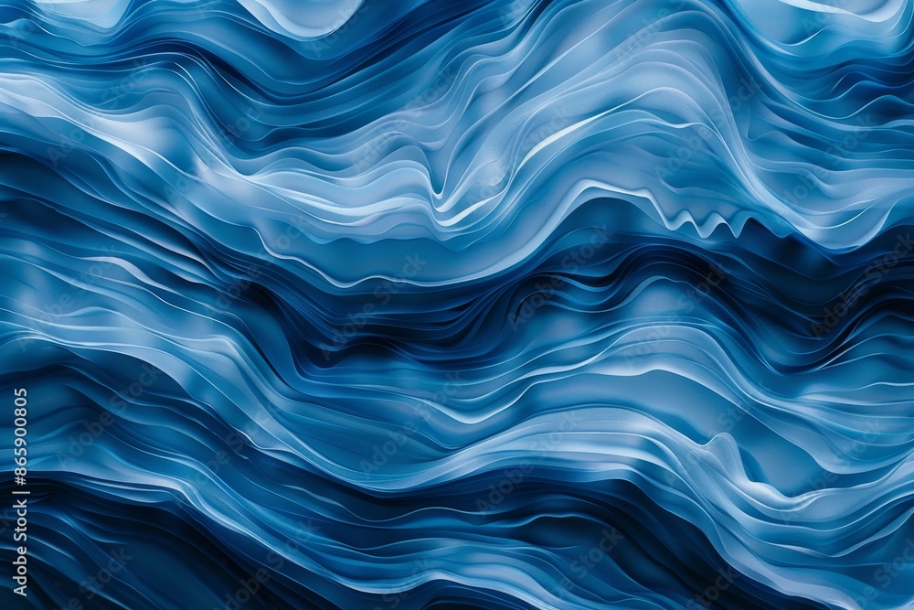 A background of flowing, wavy lines in shades of blue, evoking a sense of motion and fluidity for dynamic, abstract designs A background of flowing, wavy lines in shades of blue, evoking a sense of motion and fluidity for dynamic, abstract designs