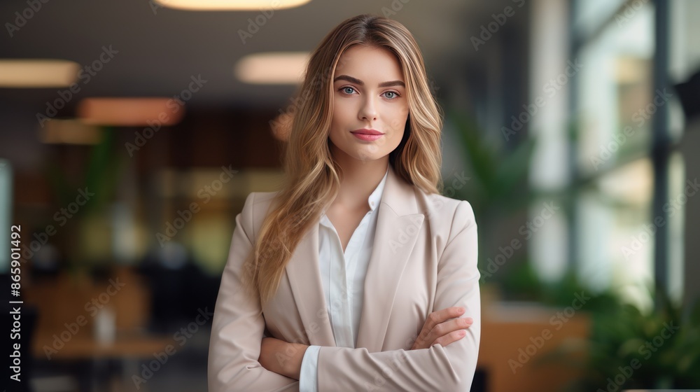 Portrait of young businesswoman Portrait of young businesswoman