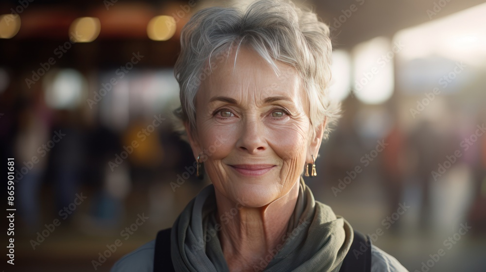 beautiful elderly woman looking at camera beautiful elderly woman looking at camera