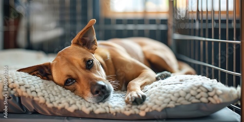 Reliable and Cozy Dog Boarding Facility for Overnight or Extended Stays. Concept Dog Boarding, Overnight Stay, Extended Stays, Cozy Accommodations, Reliable Services