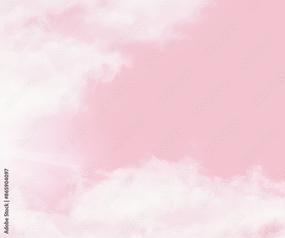 pink sky and clouds background