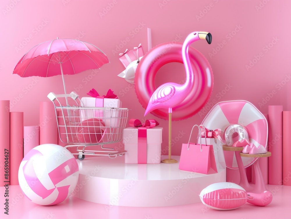 Pink themed party decorations Pink themed party decorations