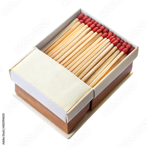 full matchbook on transparent background