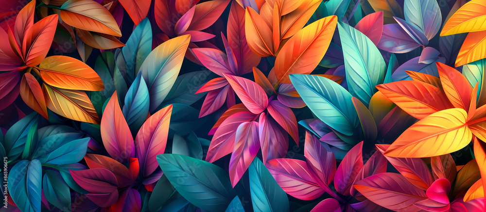 abstract iridescent foliage abstract iridescent foliage