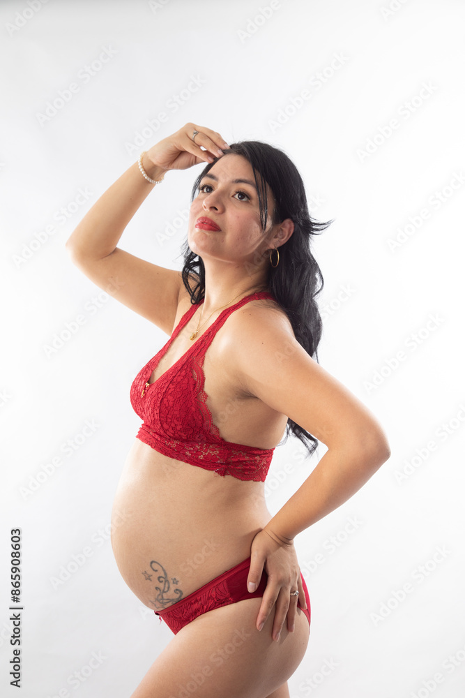 Pregnant portrait professional photo shoot pregnancy caucasian latin american woman big baby belly Pregnant portrait professional photo shoot pregnancy caucasian latin american woman big baby belly