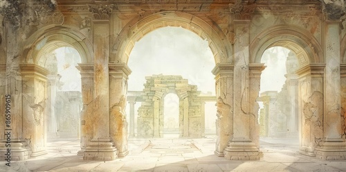 Ruined Ancient Roman Arches...