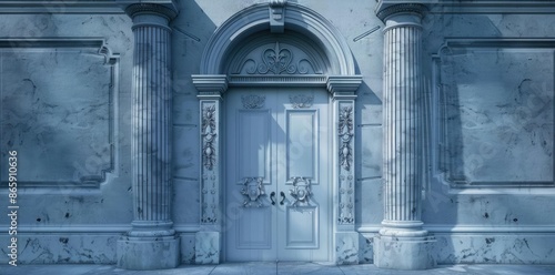 3D Render of a Classic Door...