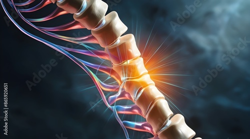 Human spine anatomy Intervertebral disc herniation