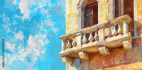 Balcony with a View, Digita...