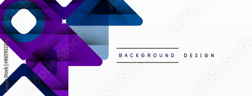 Business triangle and squares vector abstract background. Vector Illustration For Wallpaper, Banner, Background, Card, Book Illustration, landing page