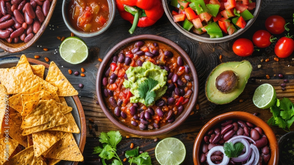Mexican snack spread Mexican snack spread