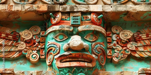 Ancient Mayan Stone Carving...